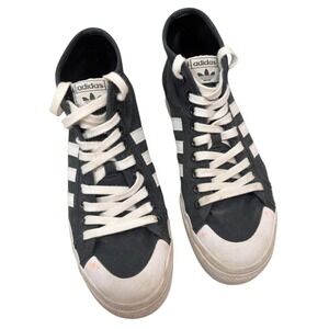 Adidas Nizza‎ Hi FY2783 Men's High Top Skateboard Shoes Size 9 Lace Up 3-Stripes